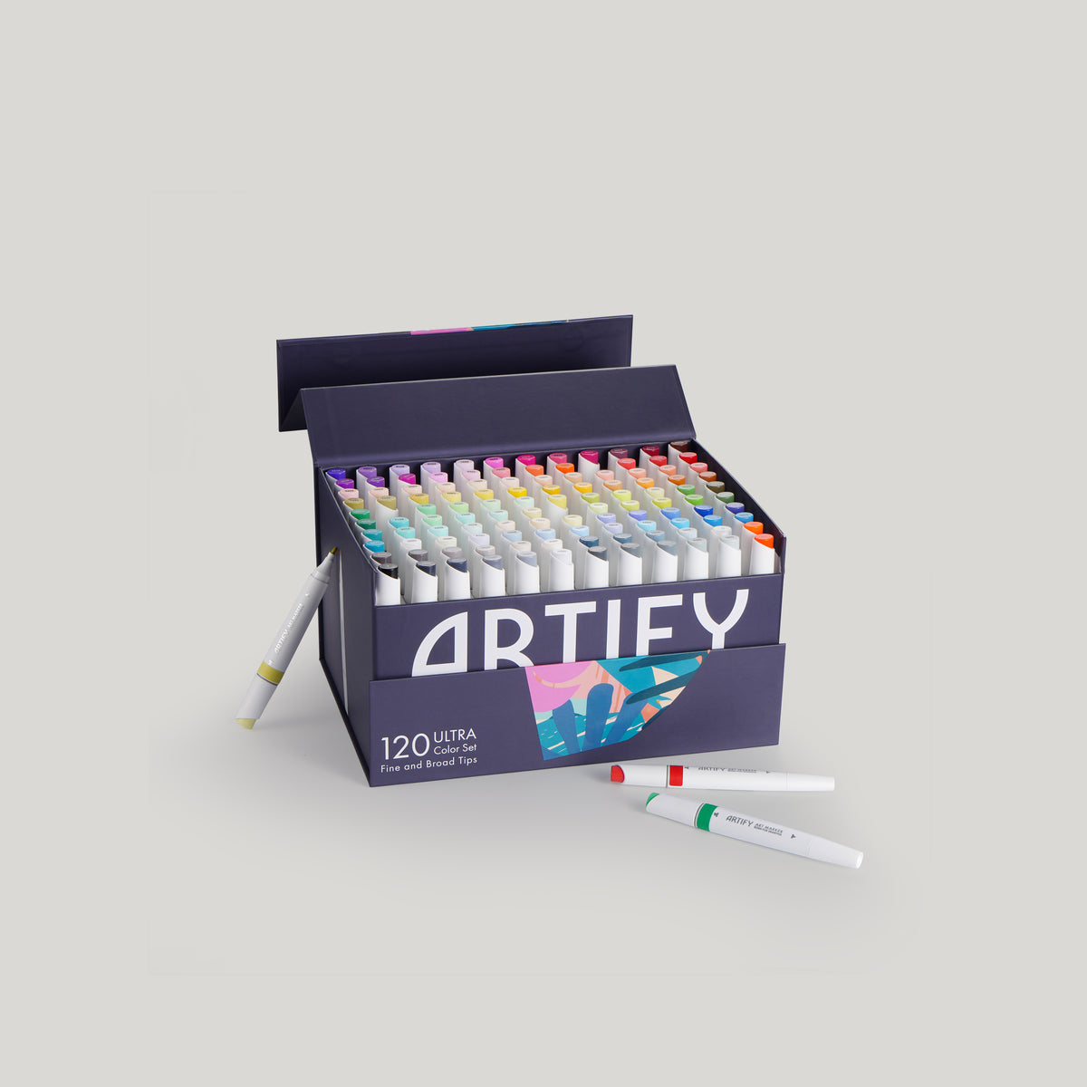  ARTIFY Alcohol Brush Markers, Brush & Chisel Dual
