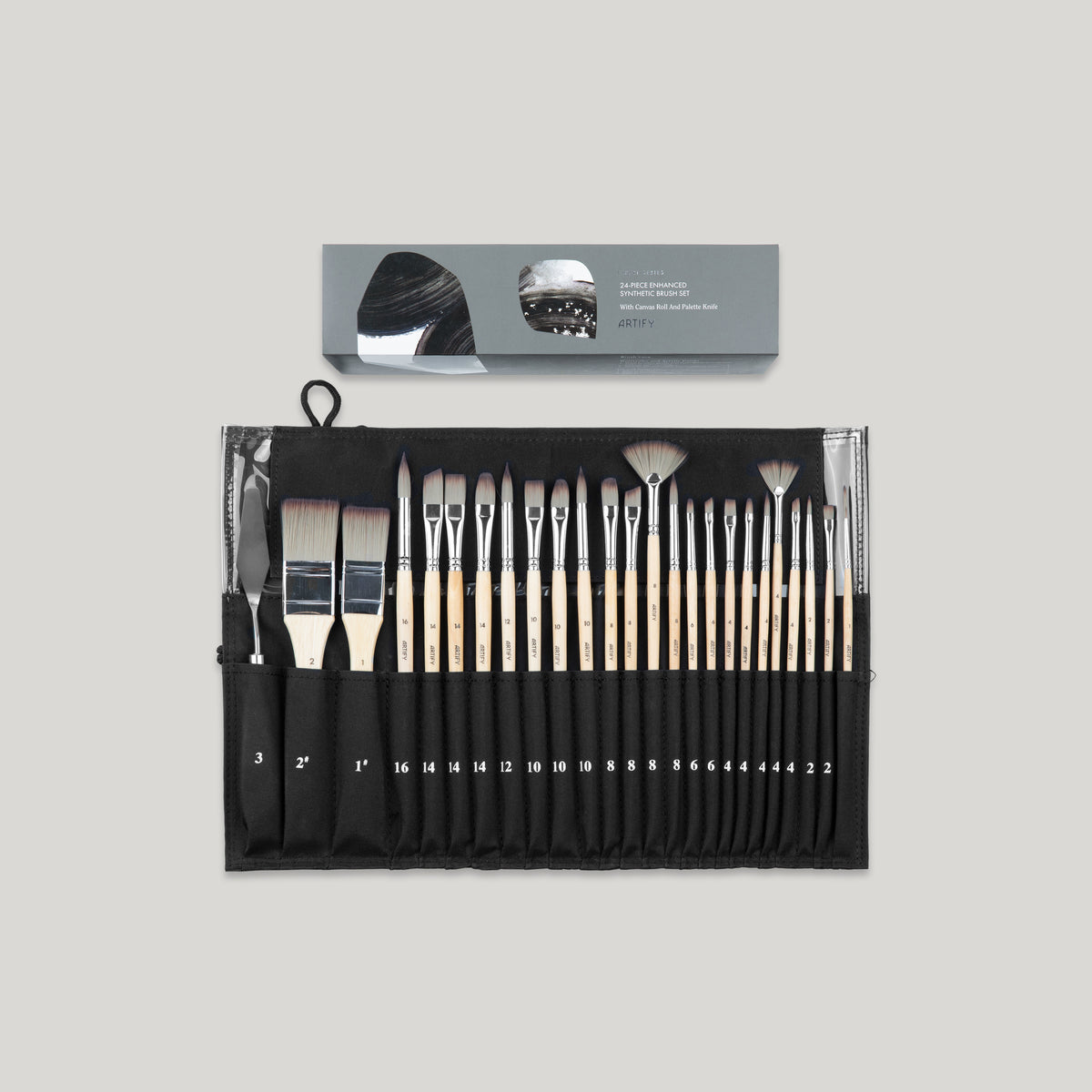  Detailing Brush Set -5 Different Sizes Premium Natural