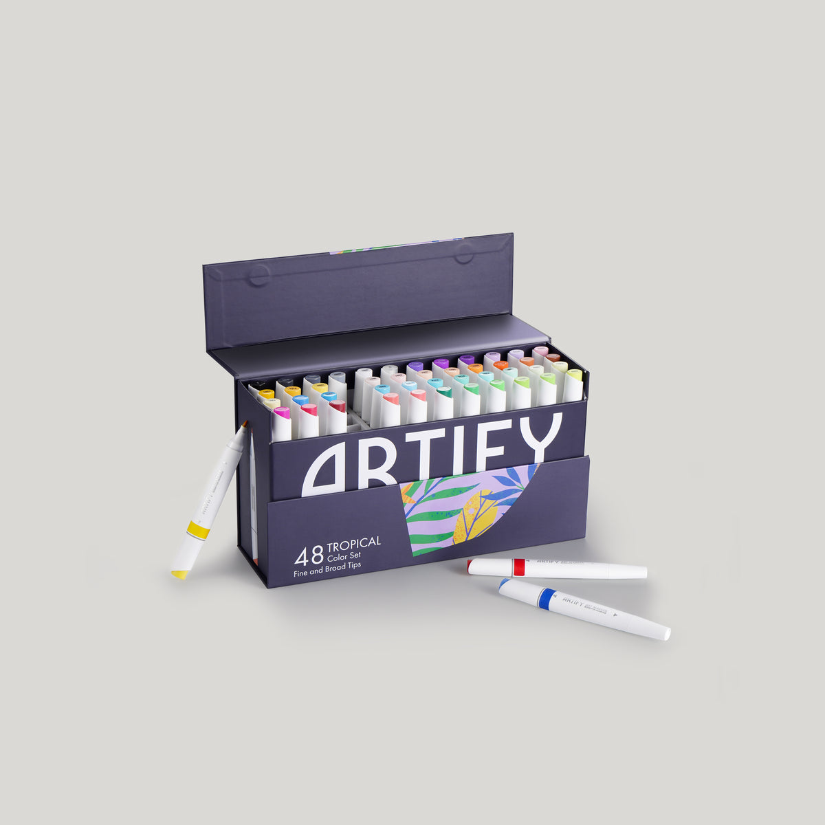 Artify Markers 40 Colors Set - Artist Alcohol Art Dual Tip Markers
