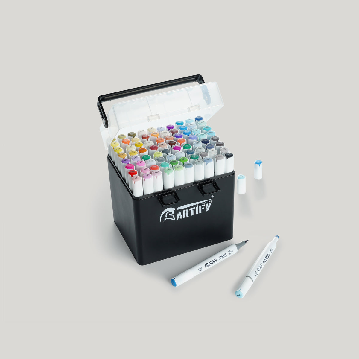 Wholesale 120 Dual Tip Brush Art Brush Marker Pens In Vibrant