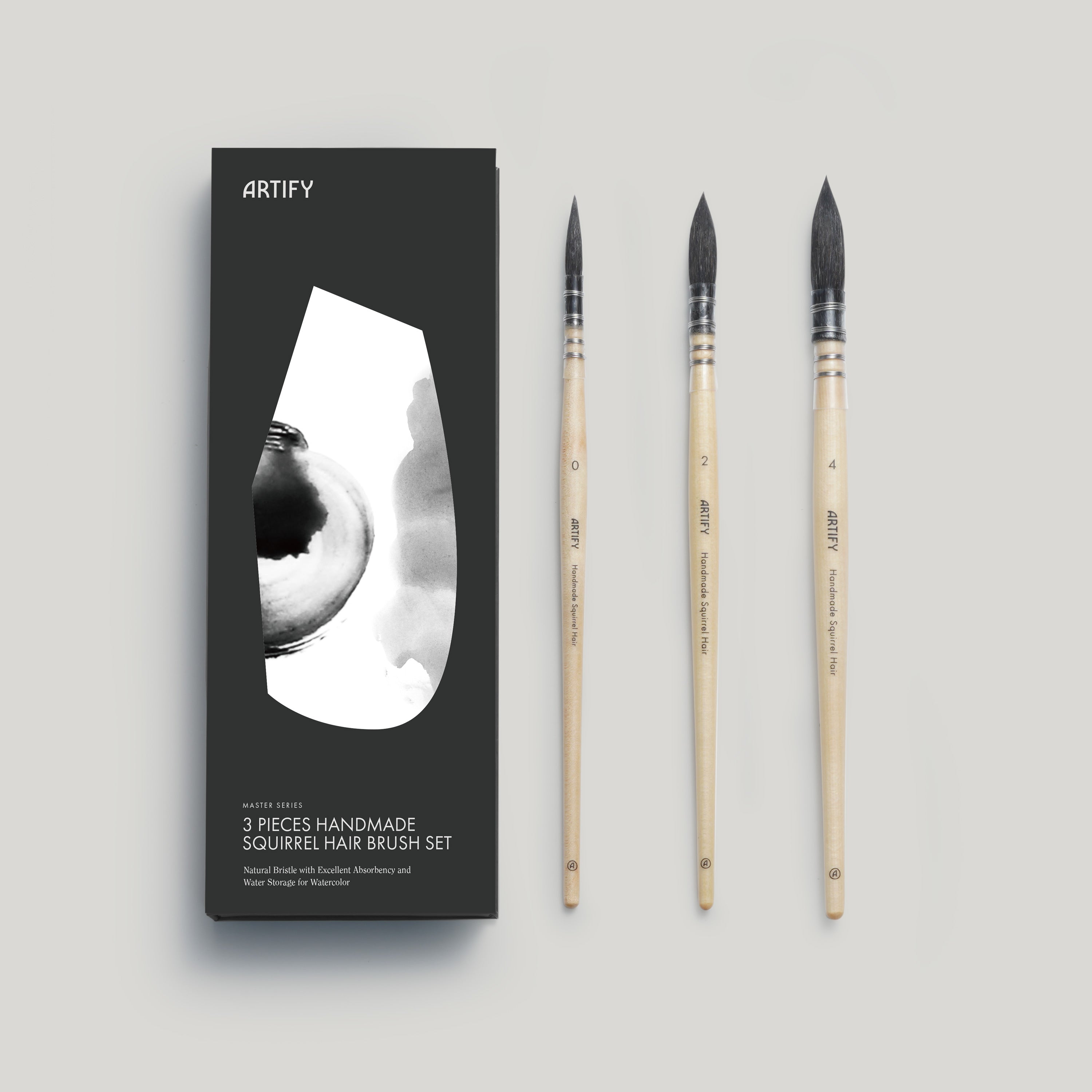 ARTIFY Professional Squirrel Hair Watercolor Brushes – Artify