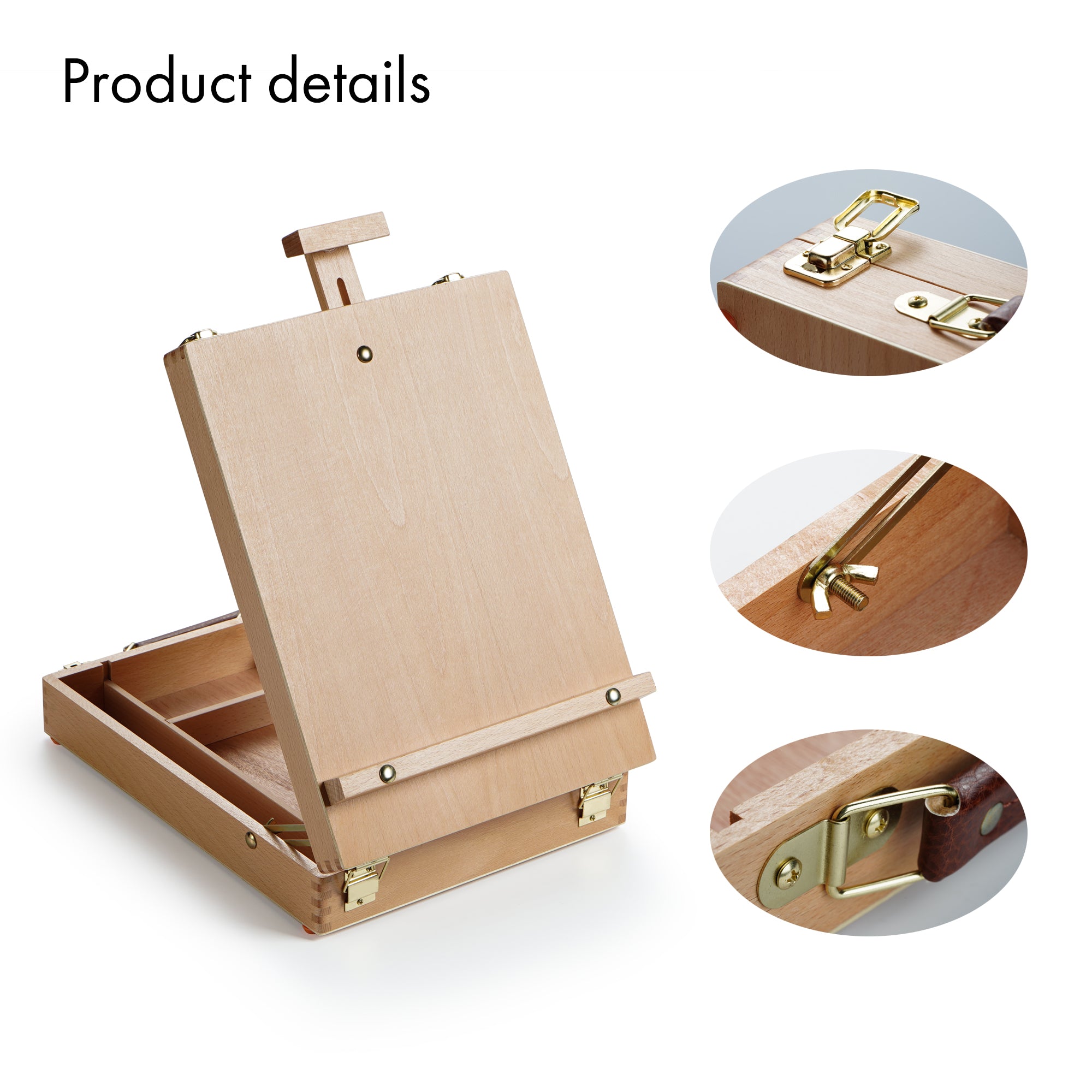 ARTIFY Adjustable Beechwood Tabletop Painting Easel