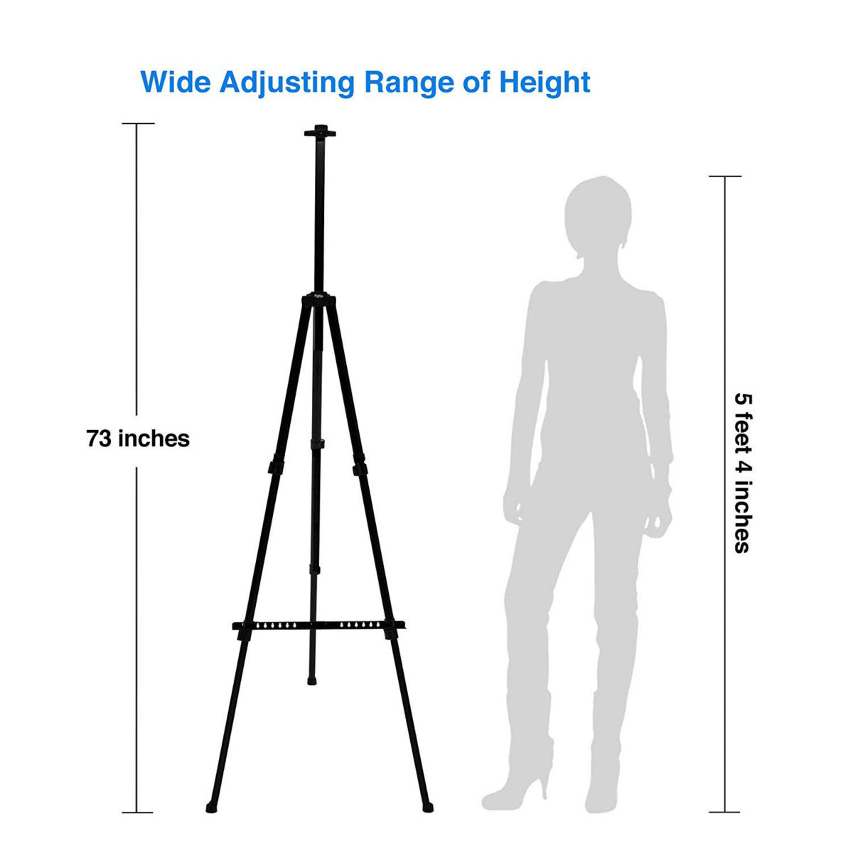  ARTIFY 63 Instant Display Sign Easel Stand, Tripod for  Wedding Sign, Posters, Paintings,Canvas and Poster Board, Portable Display  Stand for Home School Supplies、Shop and Various Ceremonies : Arts, Crafts 