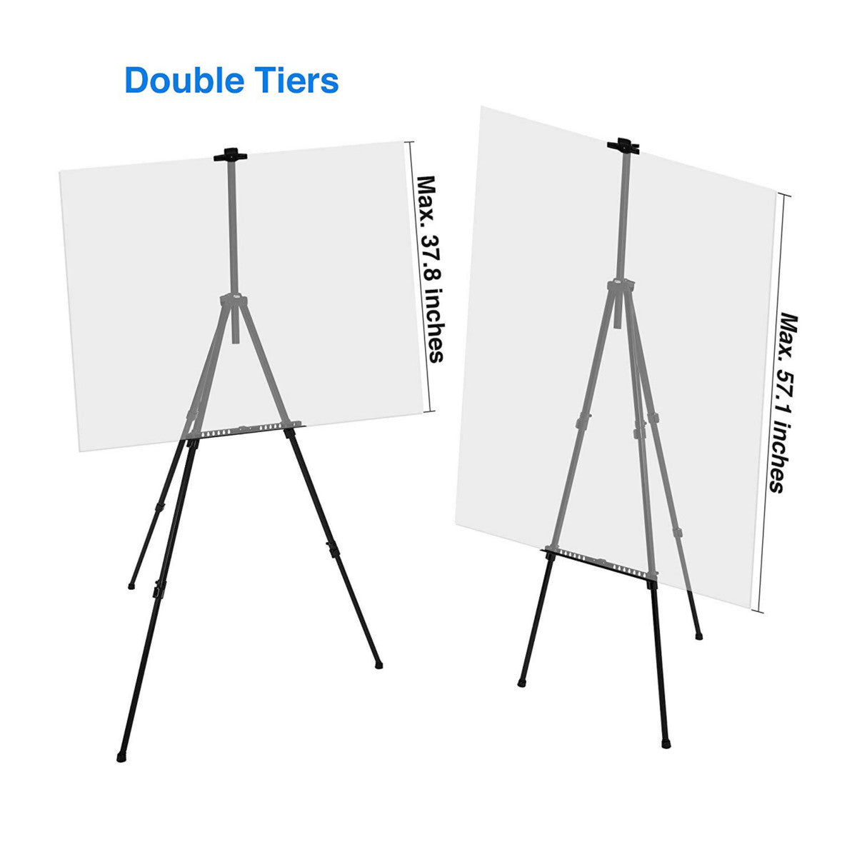  ARTIFY 64 Sign Easel Stand, Instant Display Tripod for  Wedding Signs, Posters, Paintings, Canvas, and Poster Boards